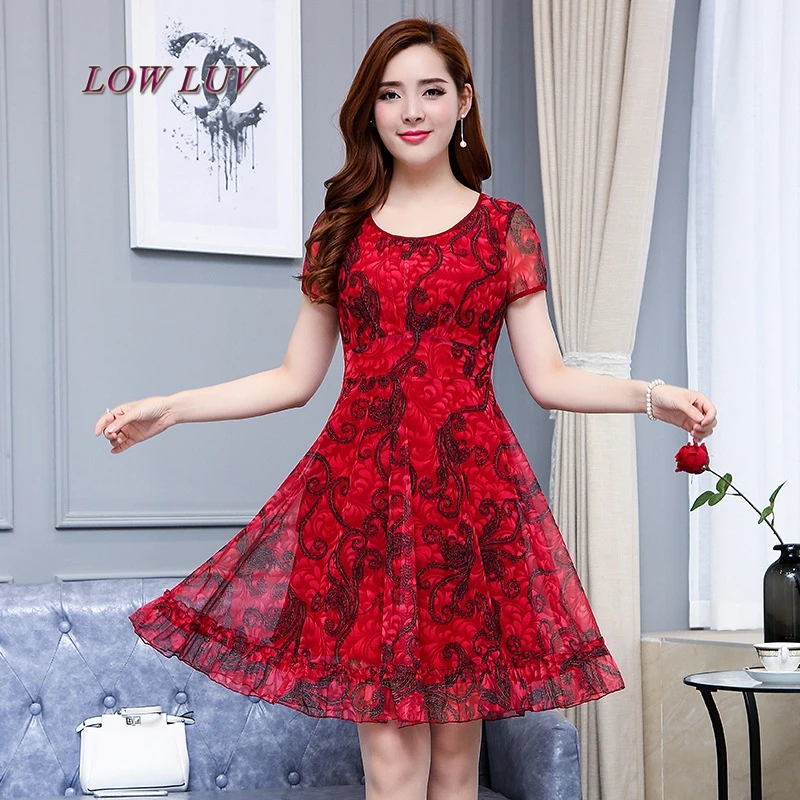 2017 Summer Print Dress Casual Dresses For Women Ladies Multicolor Floral Short Sleeve Round Neck Straight Dress/vestidos | Женская