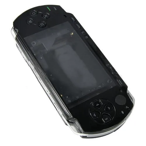 Черный чехол для ремонта корпуса + кнопки консоли Sony PSP 1000 | Электроника
