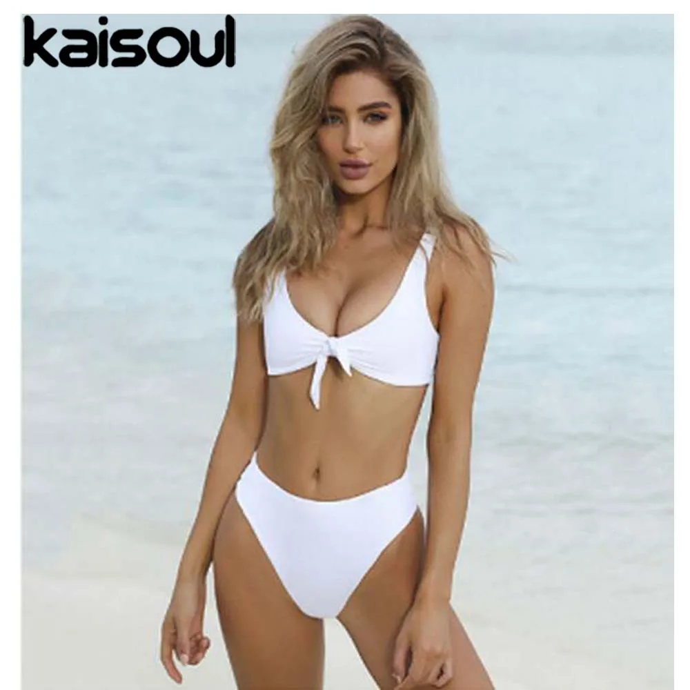 Сексуальное раздельное бикини купальник Танкини Купальники для женщин Пляжная