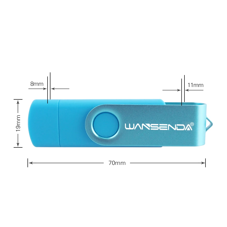 Новый wansenda флэш накопитель usb otg 4 ГБ 8 16 32 для Android/Планшеты/PC USB 2.0 pendrives Высокое - Фото №1