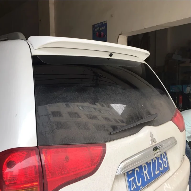 Спойлер для Mitsubishi pajero 2009 2013 высококачественный спойлер ABS Motors от праймера черная