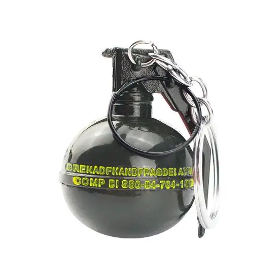 grenadier 50 шт./лот PUBG Специальный корпус уровень 3 открывающийся брелок на рюкзак Flashbang Grenadier Solider Bullet брелок оптом - Цвет: grenadier