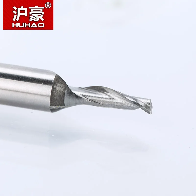 HUHAO 1 шт. 8 мм высокоскоростной стальной резак с одной канавкой для алюминия из