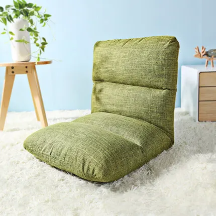 Green Big size Японский напольный стул легкий портативный 5 Регулируемый угол складной стул мебель для гостиной прекрасный ленивый Досуг расслабляющий стул - Цвет: Green Big size