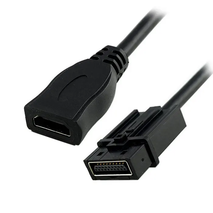 20 шт./лот Высокоскоростной HDMI 1 4 Тип E штекер тип A гнездо видеокабель 0 3 м