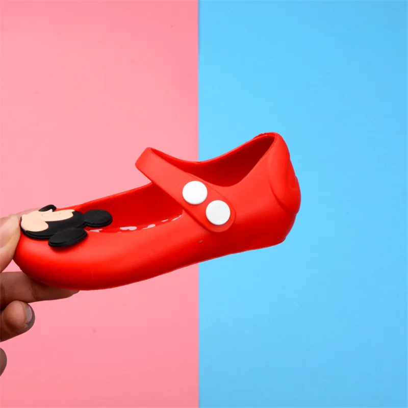 Детская обувь мини Melissa Mickey сандалии для девочек нескользящая дешевые детей