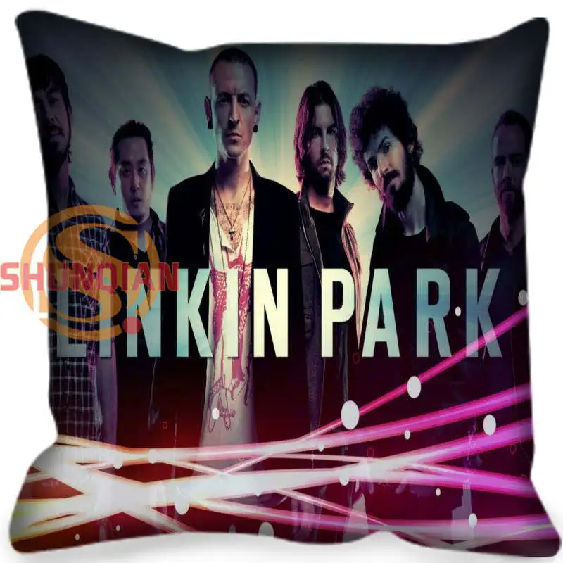 Заказная наволочка Linkin Park квадратная на молнии для спальни наволочки для дома 1 шт. на заказ 40x40 см