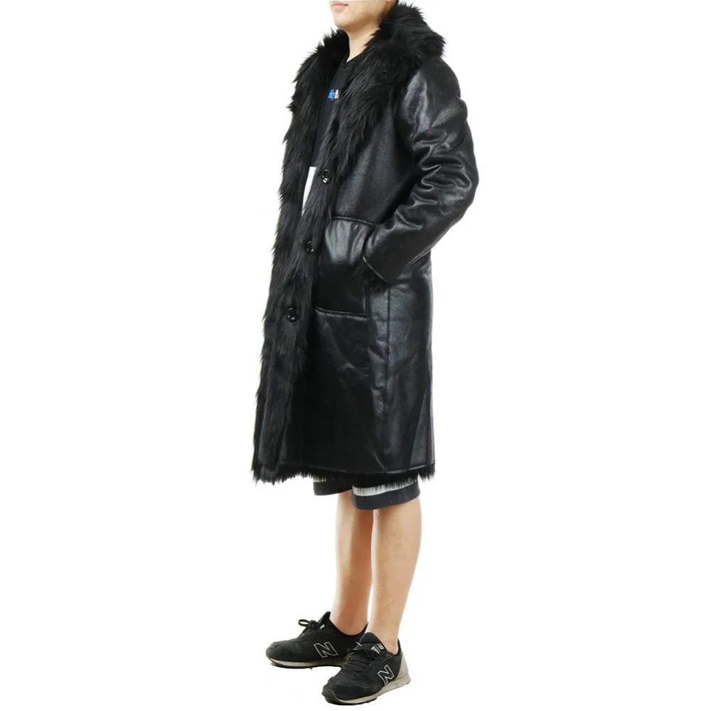 Мужская куртка с мехом двусторонняя водонепроницаемая большого размера 7XL |