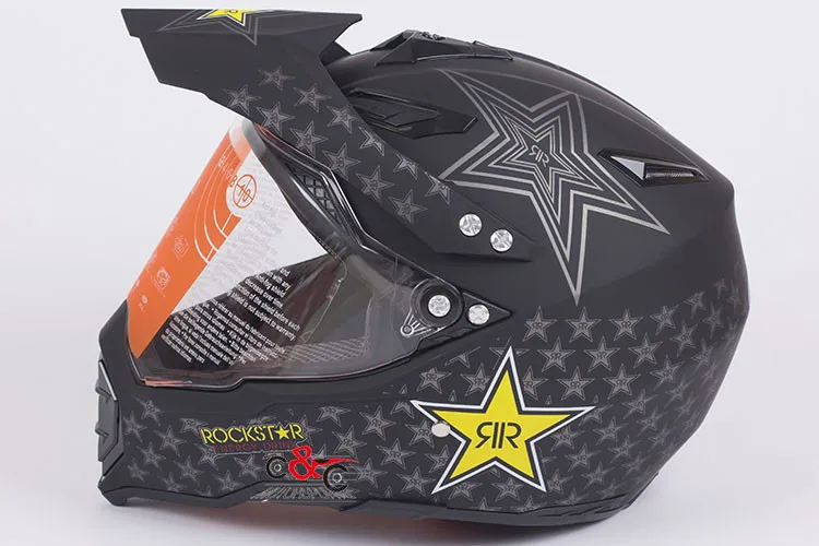 matte black star Новое поступление, moto cross, шлем, профессиональный, atm, ралли, гоночный шлем, для мужчин, moto rcycle, шлем, Dirt Bike, capacete, moto casco - Цвет: matte black star