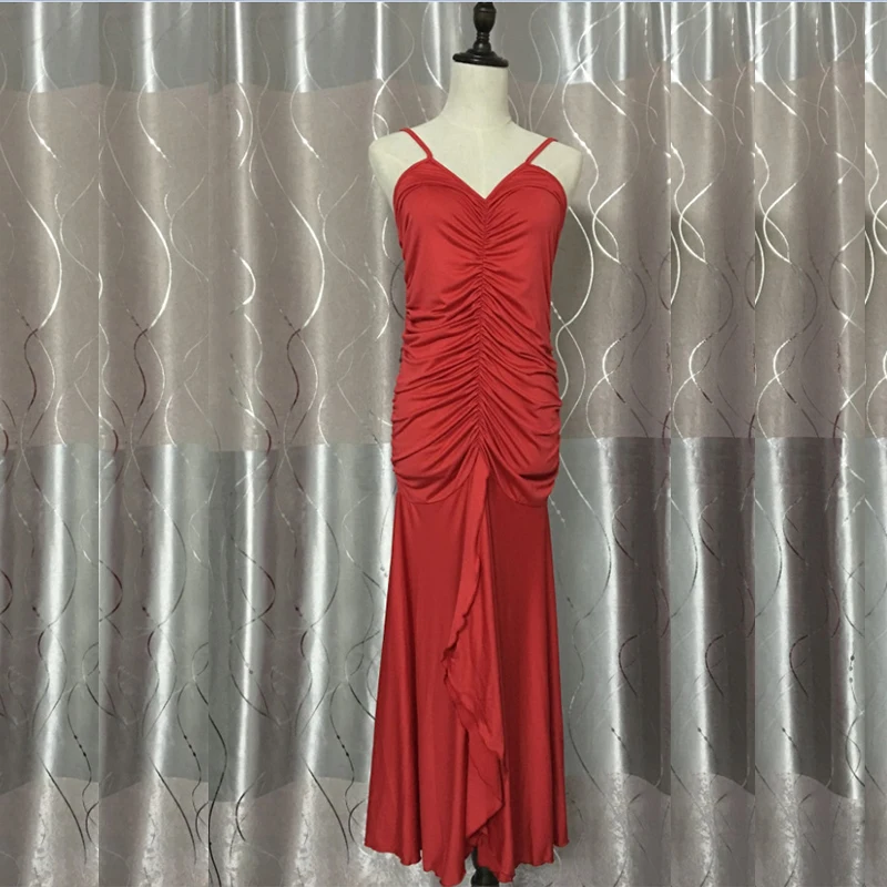 2018 новый стиль сексуальная танцевальная рубашка прекрасное платье на плечо