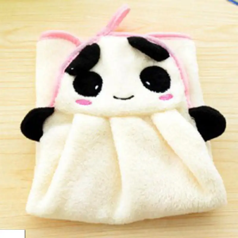 Полотенце для рук hobbylan с мультяшным рисунком супер мягкое Коралловое бархатное