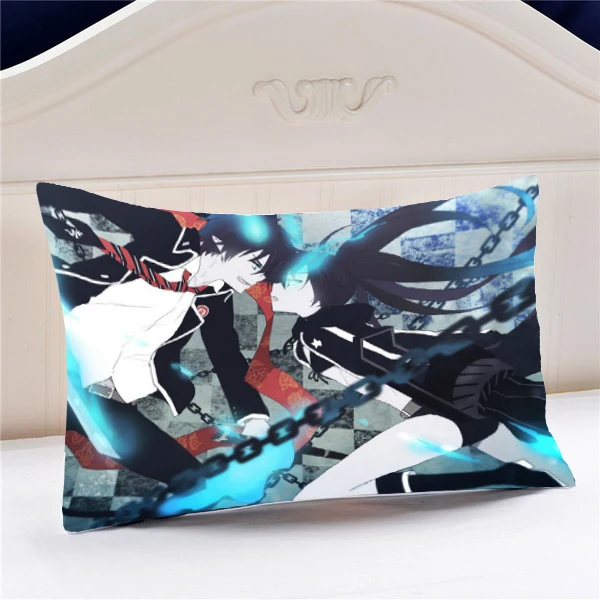 Синий Exorcist & Black Rock Shooter Аниме персонажи 45*35 см наволочка #40551|pillow case|character pillow casesanime
