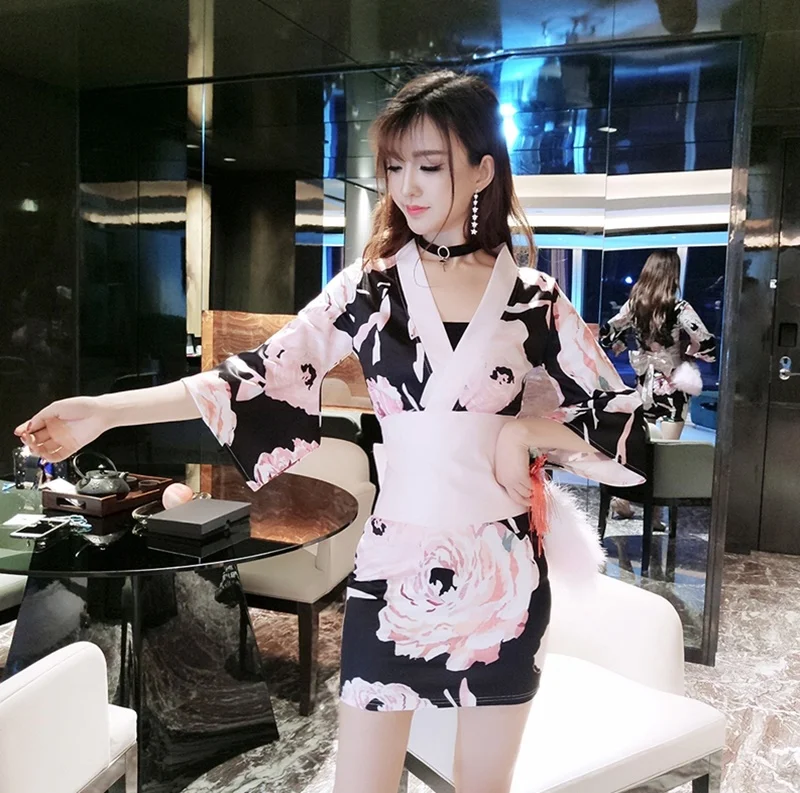Новое поступление сексуальные японские платья кимоно Косплей Obi Yukata женское японское традиционное кимоно сексуальный костюм гейши FF2122