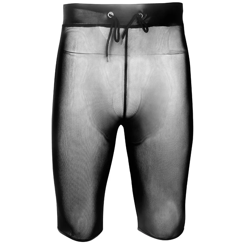 

Sexy Men Wild Mesh Hollow Breathable Splicing Panties Wetlook Clubwear Jockstrap Fetish Gay Wear Erotic Lingerie Male Shorts