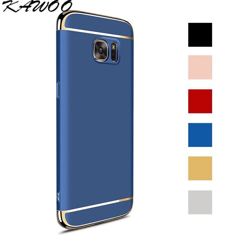 Роскошный Матовый Жесткий чехол 3 в 1 Ультратонкий матовый жесткий для Samsung Galaxy S7