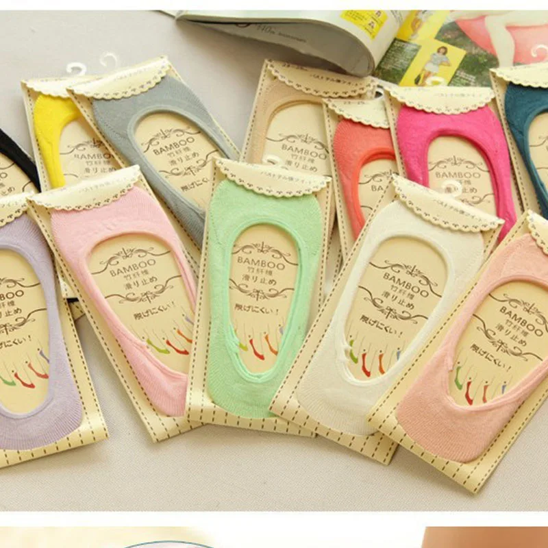 7 парт/лот модные носки горячие женские тапочки однотонные хлопковые кроссовки