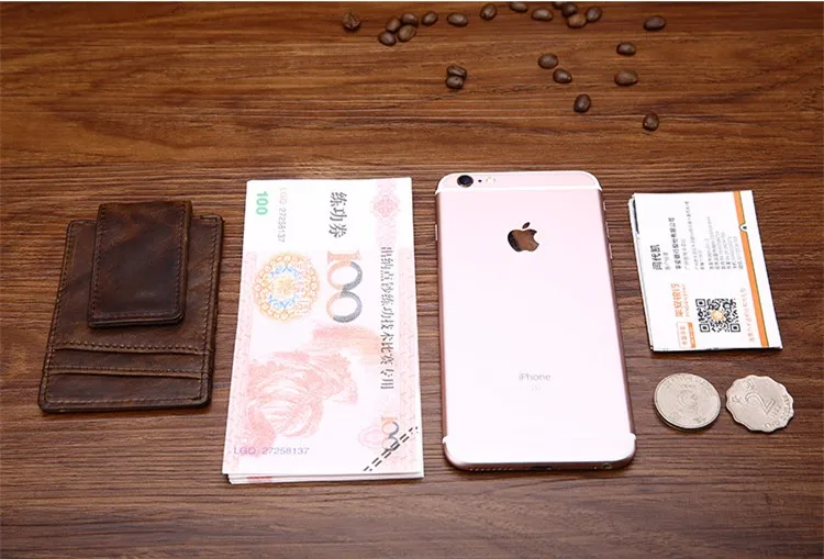 COWATHER Crzay лошадь кожа Card& ID держатели топ корова натуральная кожа кошельки для мужчин мужской кошелек porte carte K001