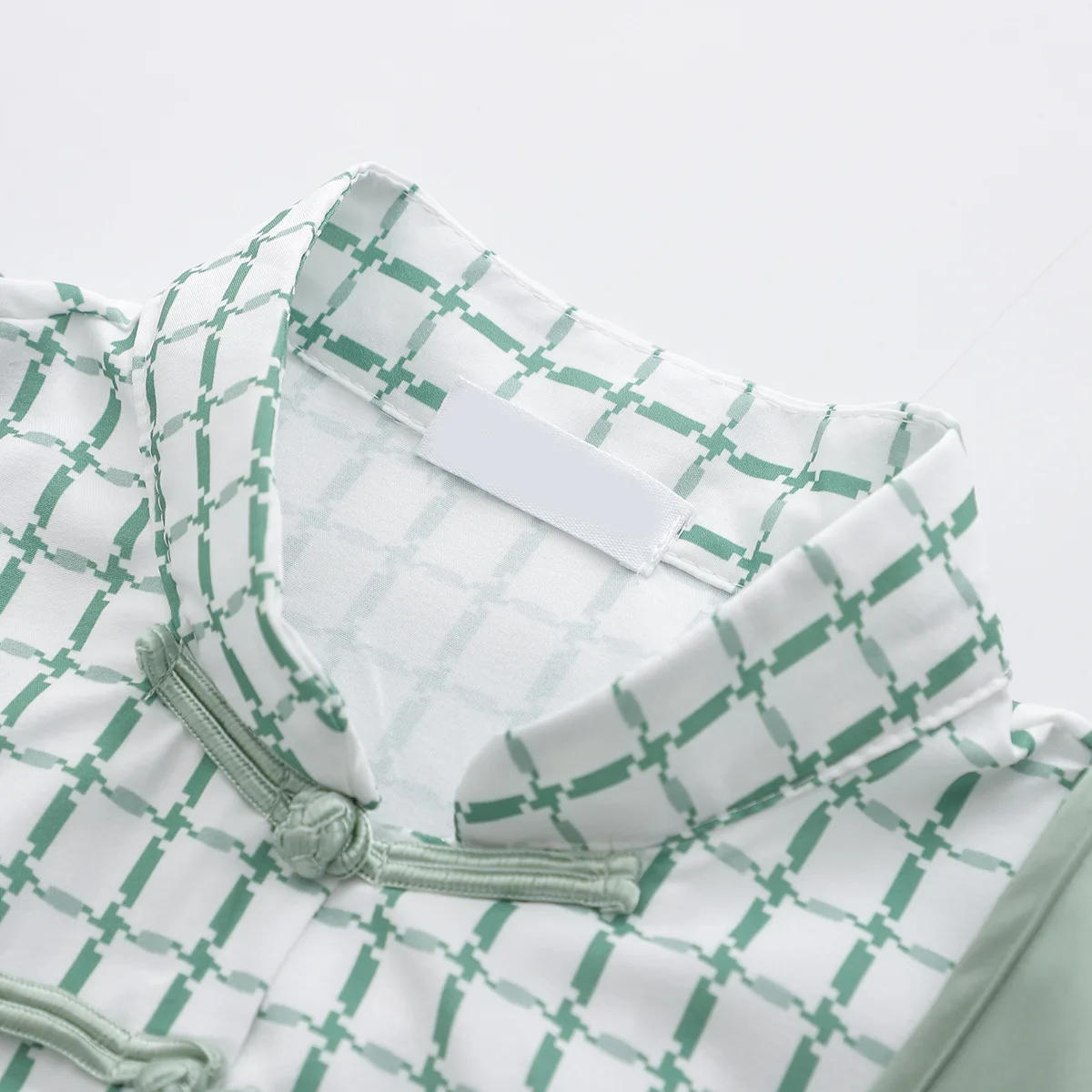 Новое летнее платье из двух частей Свободная рубашка поло для девочек в клетку с