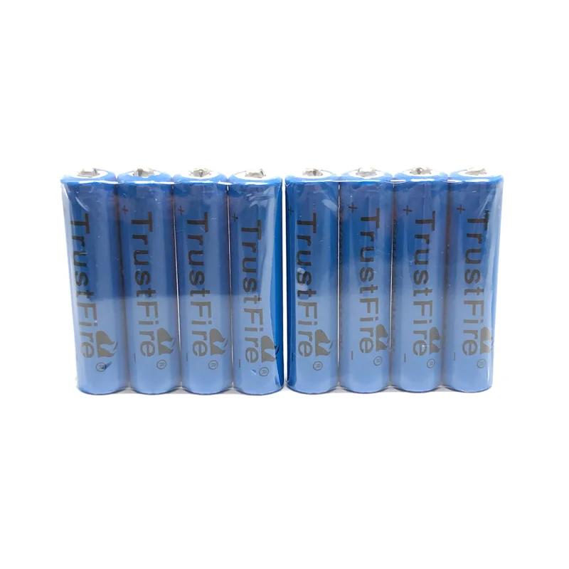 

20pcs/lot TrustFire 3.7V TR10440 600mAh 10440 Rechargeable Lithium Battery with 1000 Cycle for LED Flashlights Headlamps