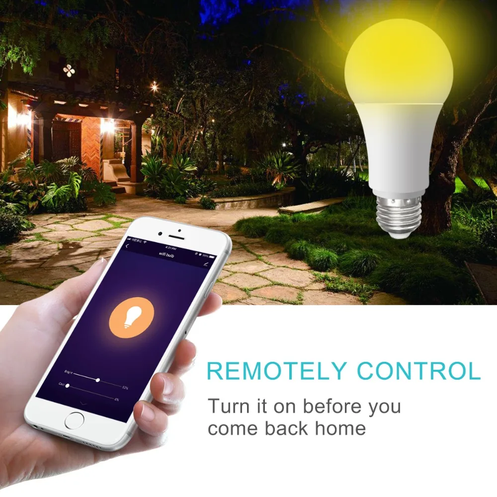 ACEMAX Smart Wi Fi светодиодные лампы RGBW работает с Amazon Alexa эхо Google домашний помощник