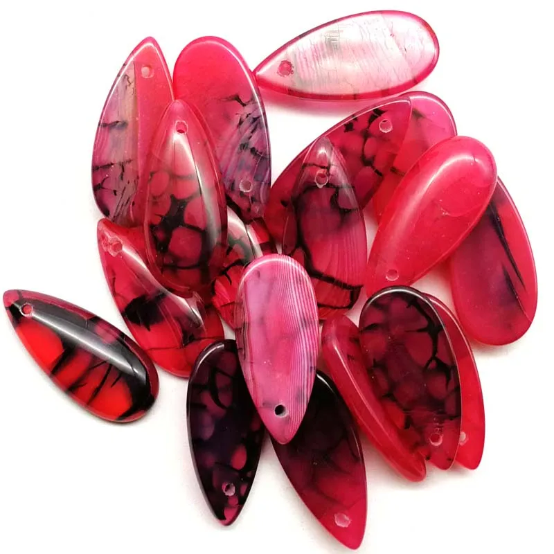 (12 шт./лот) Оптовая Продажа Натуральные фиолетовые Агаты &quotвены дракона&quot