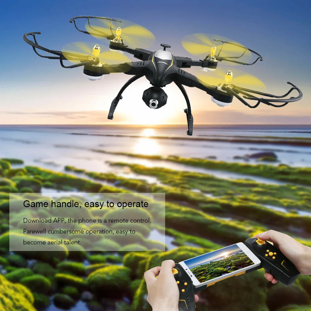 Квадрокоптер JJR/C JJRC H39WH Wi Fi FPV 720P камера складной 2 4G 4 канала 6 aixs гироскоп RC Селфи