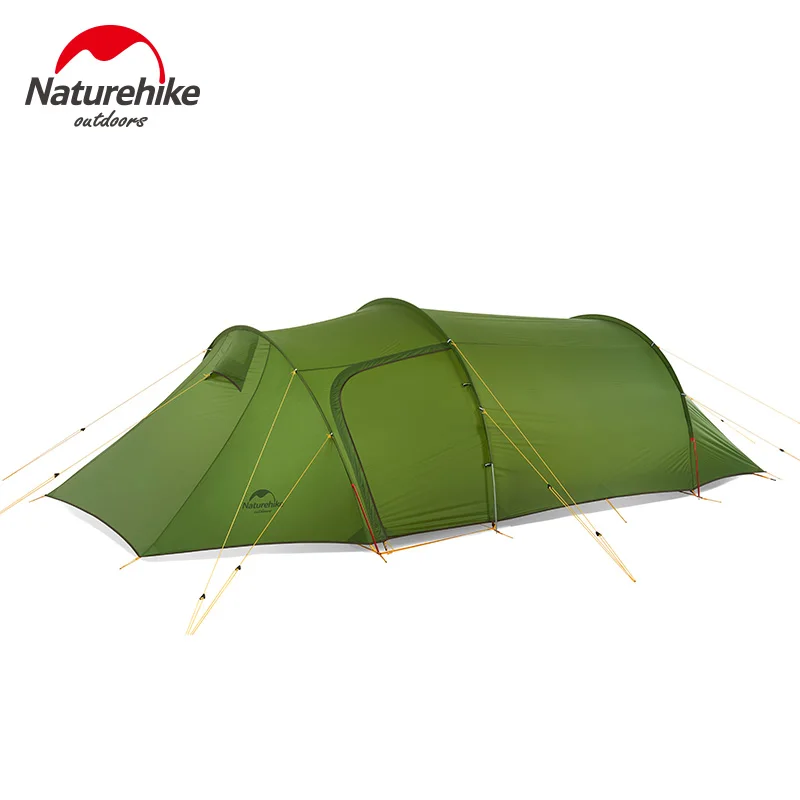 

Naturehike Tunnel 2 3 4 Person Large Camping Tent Ultralight Waterproof Double layer Family Outdoor Hiking Tourist Tents
