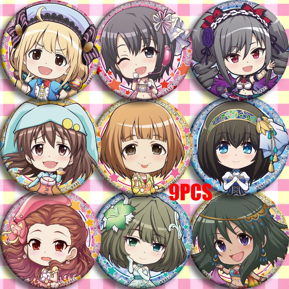 Аниме IDOLM @ STER Idolmaster блестящие цвета SIDEM WORLD Cosplay Bedge мультипликационный набор для
