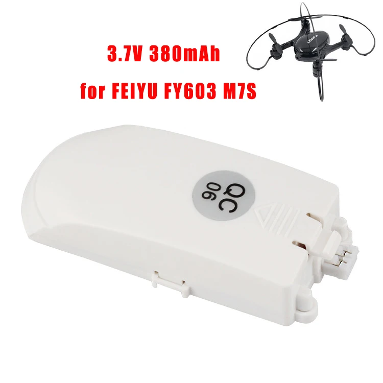 

3,7 V 380mAh 25C Lipo батарея для FEIYU FY603 FY603HW M7S 2,4G 4CH RC Quadcopter Drone