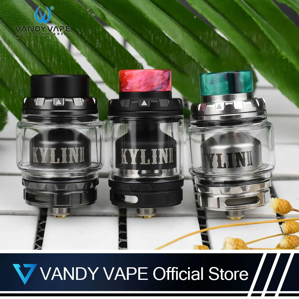 Оригинальный Vandyvape Kylin V2 RTA бак 3 мл до 5 вейпер электронная сигарета с одной или