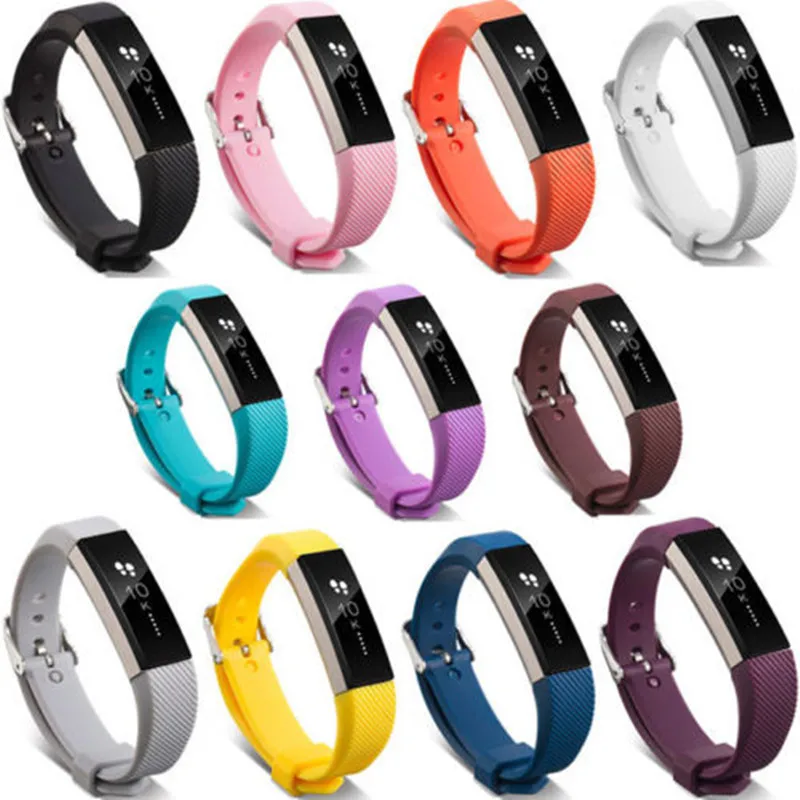 

(11 упаковок) сменный мягкий силиконовый ремешок браслет для Fitbit Alta/Alta HR маленький/большой