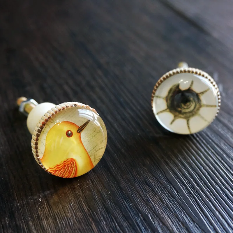 Ручка для шкафа с выдвижными ящиками в американском стиле ретро современный