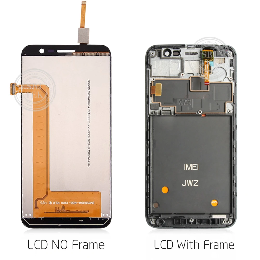 ЖК-дисплей с сенсорным экраном и дигитайзером в сборе TEXTED 5 &quotдля Lenovo A8 A806 A808t