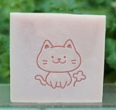 Кошка натуральное мыло ручной работы акриловое уплотнение Мини DIY натуральный органический стеклянная печать