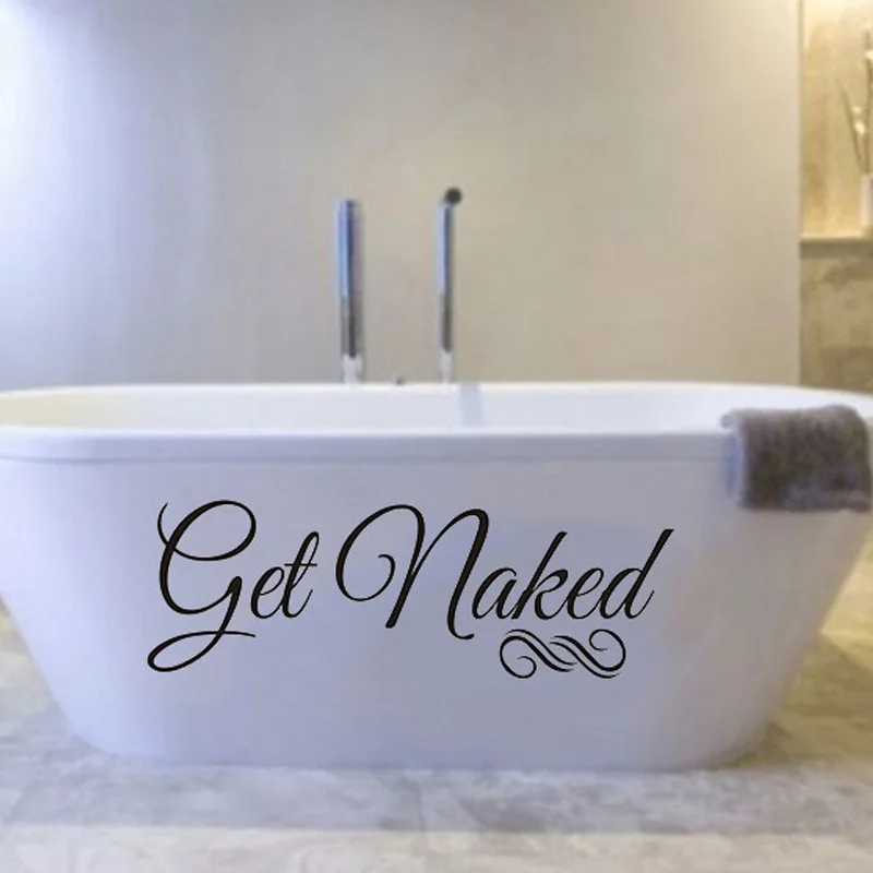 Обнаженная Наклейка на стену для ванной комнаты домашний декор наклейка Туалет