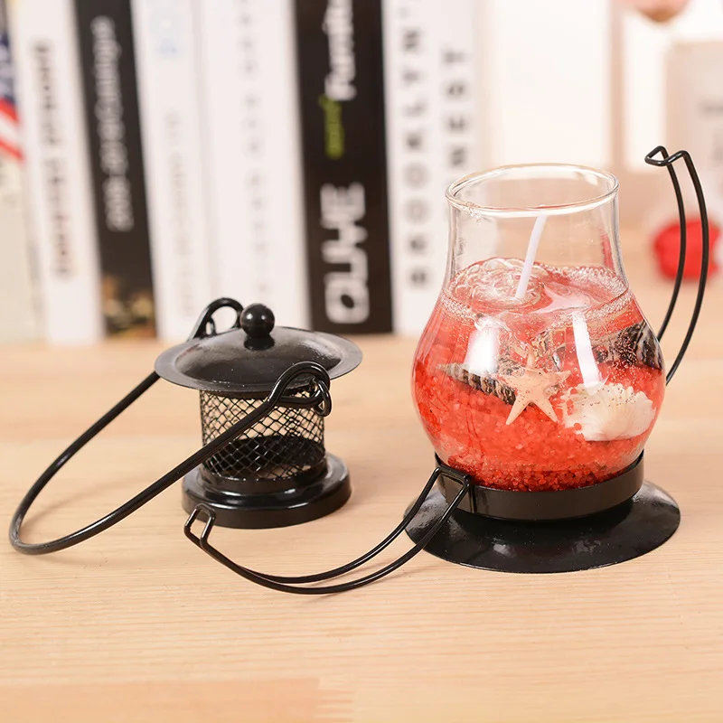 Домашний декор железные подсвечники ручной работы портативные фотосвечи