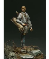 124 75mm hunter woodland ancient 75mm toy resin model miniature resin figure unassembly unpainted