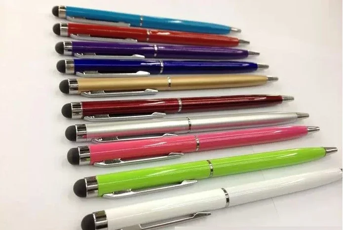 [Free 1 Side Engrave Logo] IPAD IPhone Touch Stylus Metal Pen for Promotion/Gift/Office Use - Best Choice For Company Stylus Pen