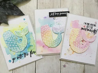 Русалка/рыбий хвост/прозрачные штампы для скрапбукинга DIY/изготовление