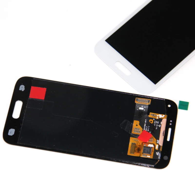 100% тестирование Super AMOLED для samsung S5 мини G800 ЖК-дисплей Дисплей G800F lcd экран с