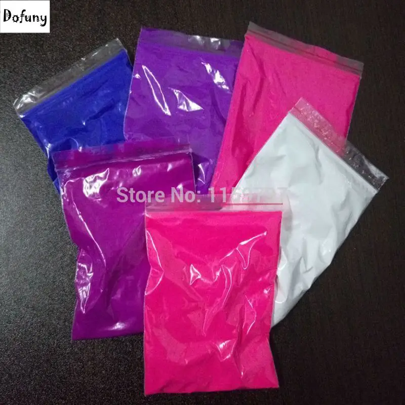 Микс 6 цветов Флуоресцентный порошок пигмент для макияжа неоновый