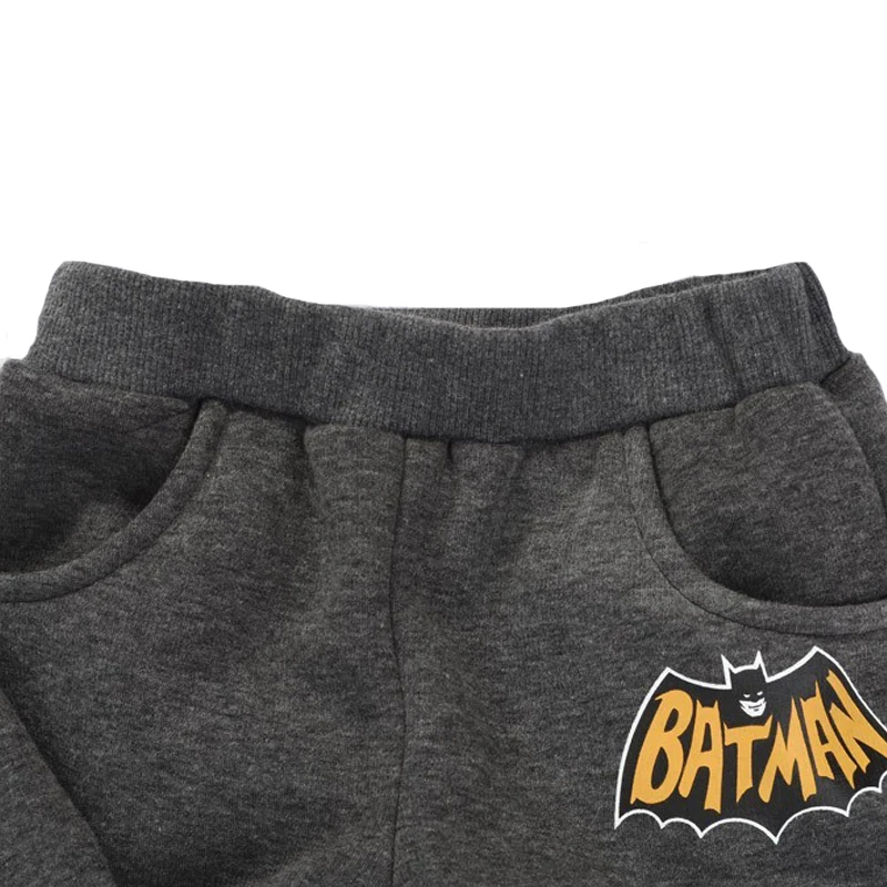 2018 зимние детские костюмы толстовки с Бэтменом + штаны детский спортивный костюм