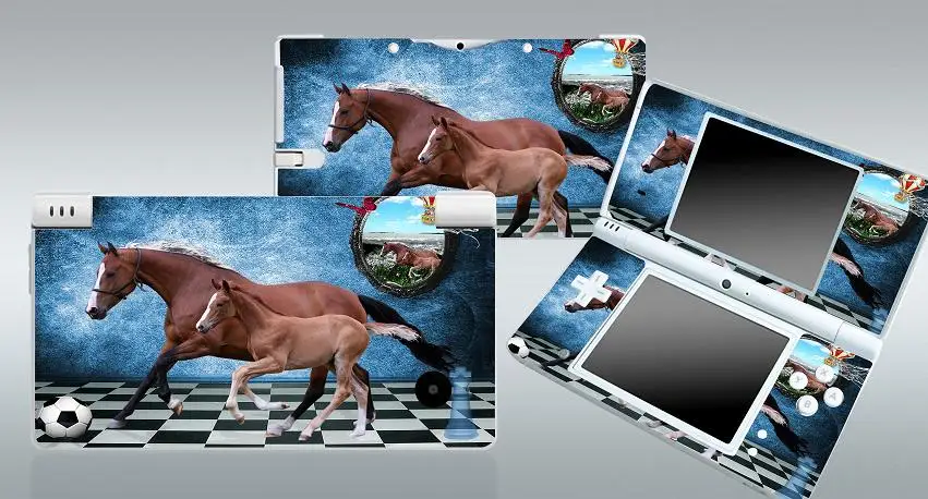 Лошадь 040 виниловые наклейки для кожи протектор Nintendo DSI NDSI | Электроника