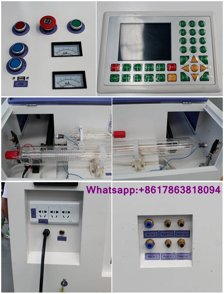 AccTek новый лазерный резак AKJ1390H Двойные головки металлические части лазерная