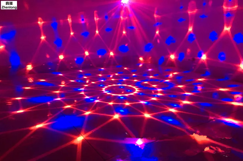 Мини RGB LED хрустальный магический шар сценический эффект осветительная лампа