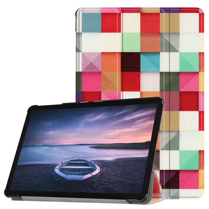 02 Tab S4 T830 из искусственной кожи чехол 10,5 ''Защитная Подставка для samsung Galaxy Tab S4 10,5 T830 T835 T837 планшет умный магнит - Цвет: 02