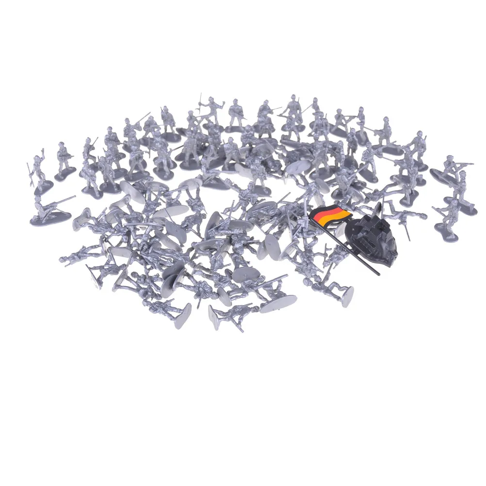 Модель детская пластиковая в стиле милитари 100 шт./лот|figure toy|toy soldiers armytoy model |