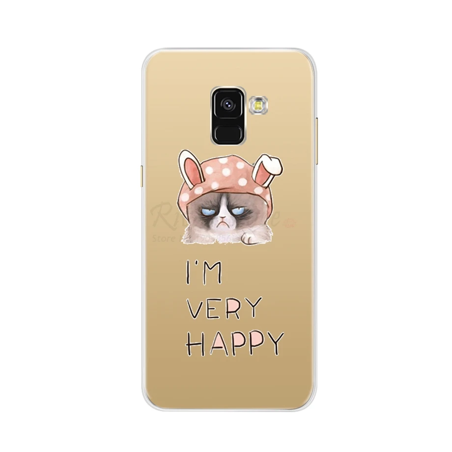 Темно-синий Силиконовый чехол для телефона samsung Galaxy A8 A530 чехол для samsung A8 Plus A730 чехол бампер для Galaxy A8 A 8 - Цвет: Темно-синий