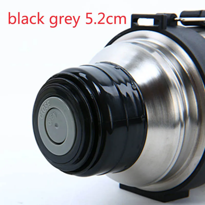 black grey 5.2cm Вакуумная фляжка крышка термоса портативная универсальная дорожная кружка аксессуары 1 шт. Выходная фляжка в форме пули крышка пластиковые крышки термоса - Цвет: black grey 5.2cm
