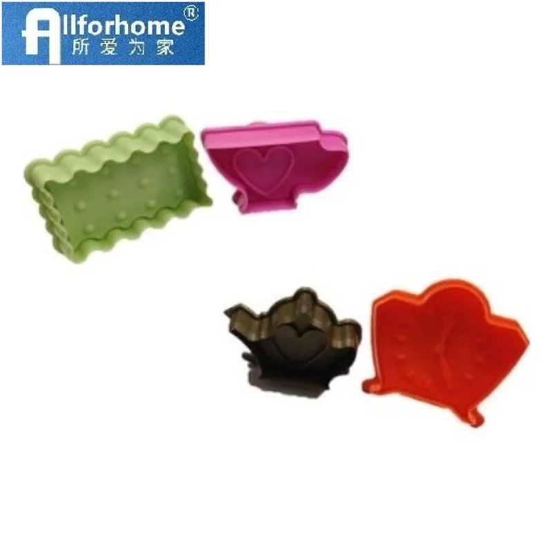 4 шт. чайный набор форма часов сахарное искусство Плунжер для торта с помадкой